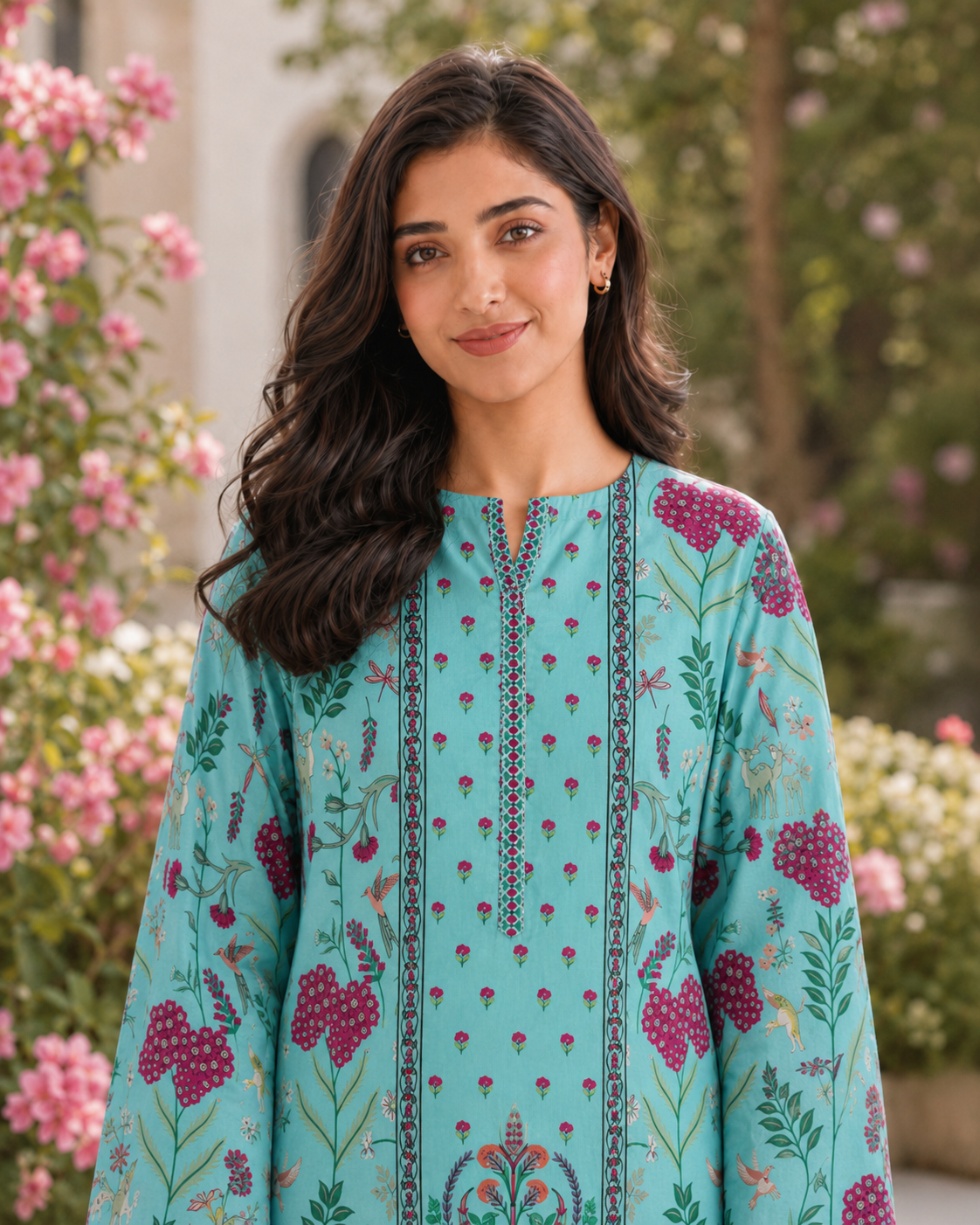 1PC Printed Lawn Kurti- PRT SE005