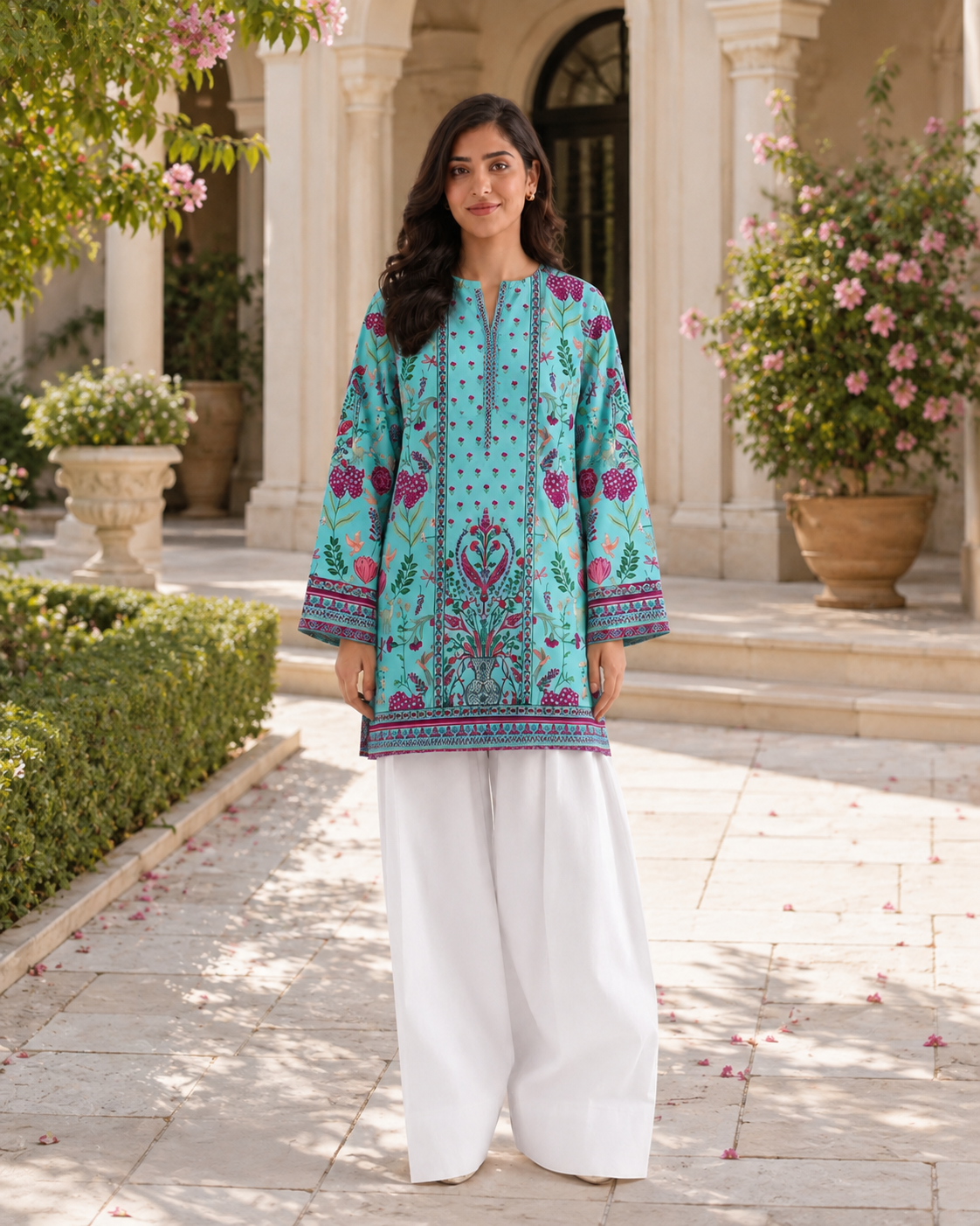 1PC Printed Lawn Kurti- PRT SE005