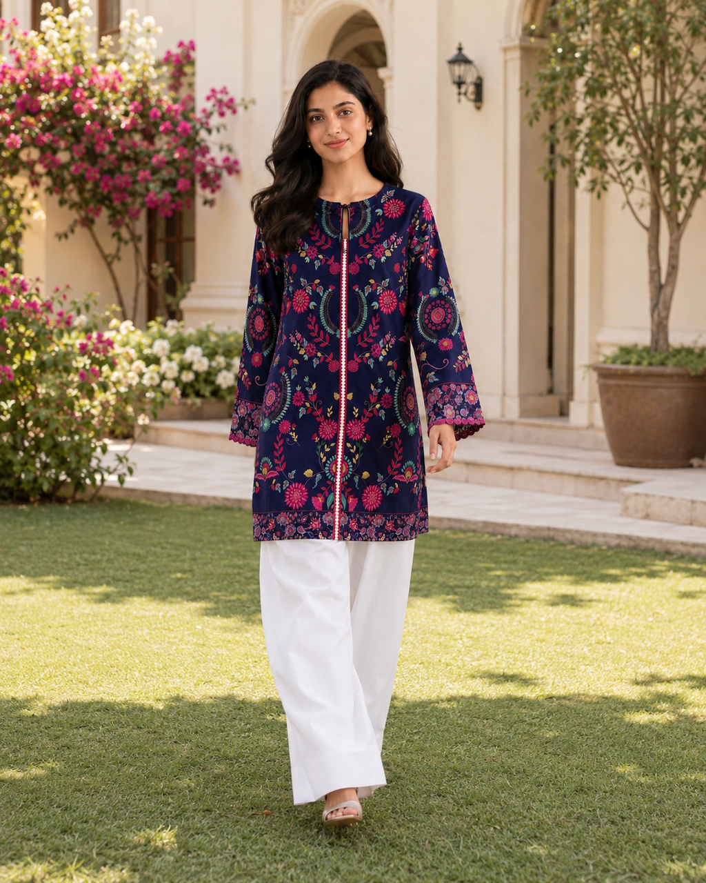 1PC Printed Lawn Kurti- PRT SE008