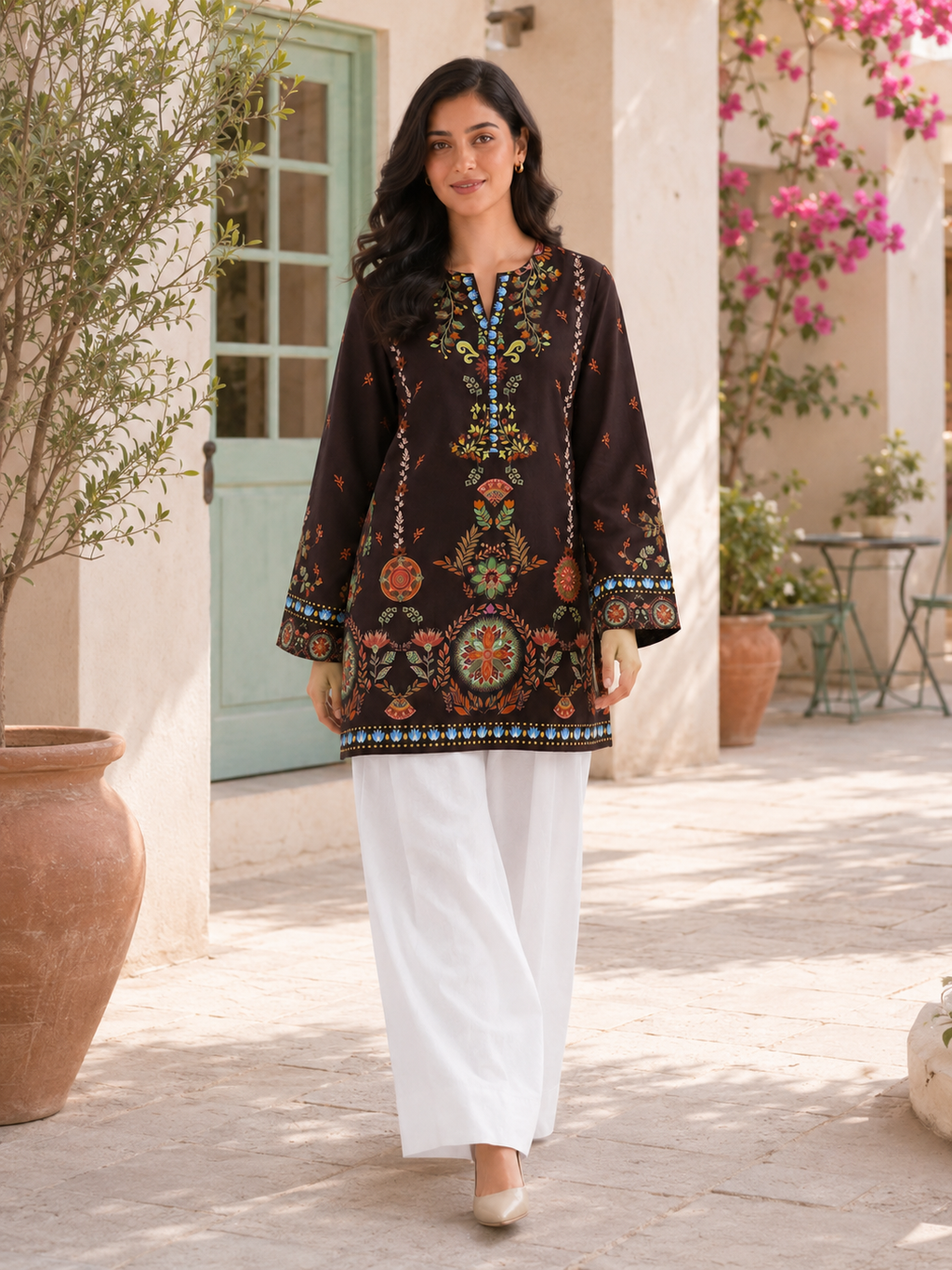 1PC Printed Lawn Kurti- PRT SE009