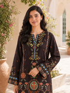 1PC Printed Lawn Kurti- PRT SE009