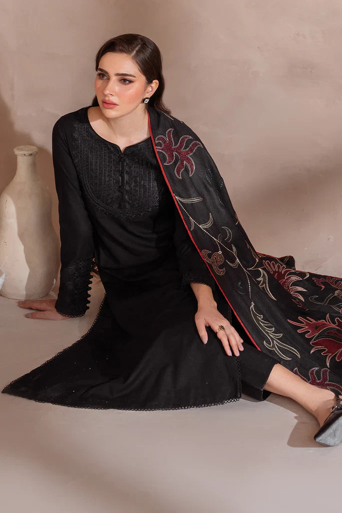 IZNIK-3PC LAWN EMBROIDERED SHIRT WITH LAWN EMBROIDERED DUPATAT & TROUSER-BIC-3618