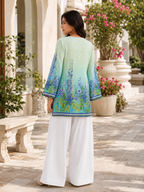 Turquoise Ombre Kurta