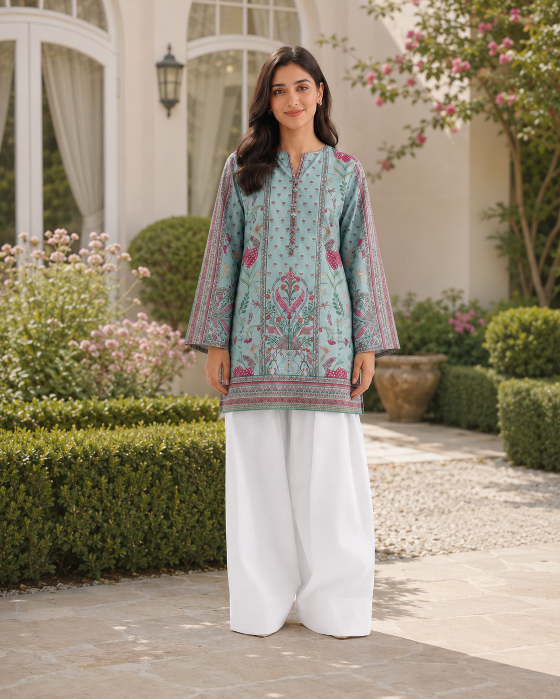 1PC Printed Lawn Kurti- PRT SE005