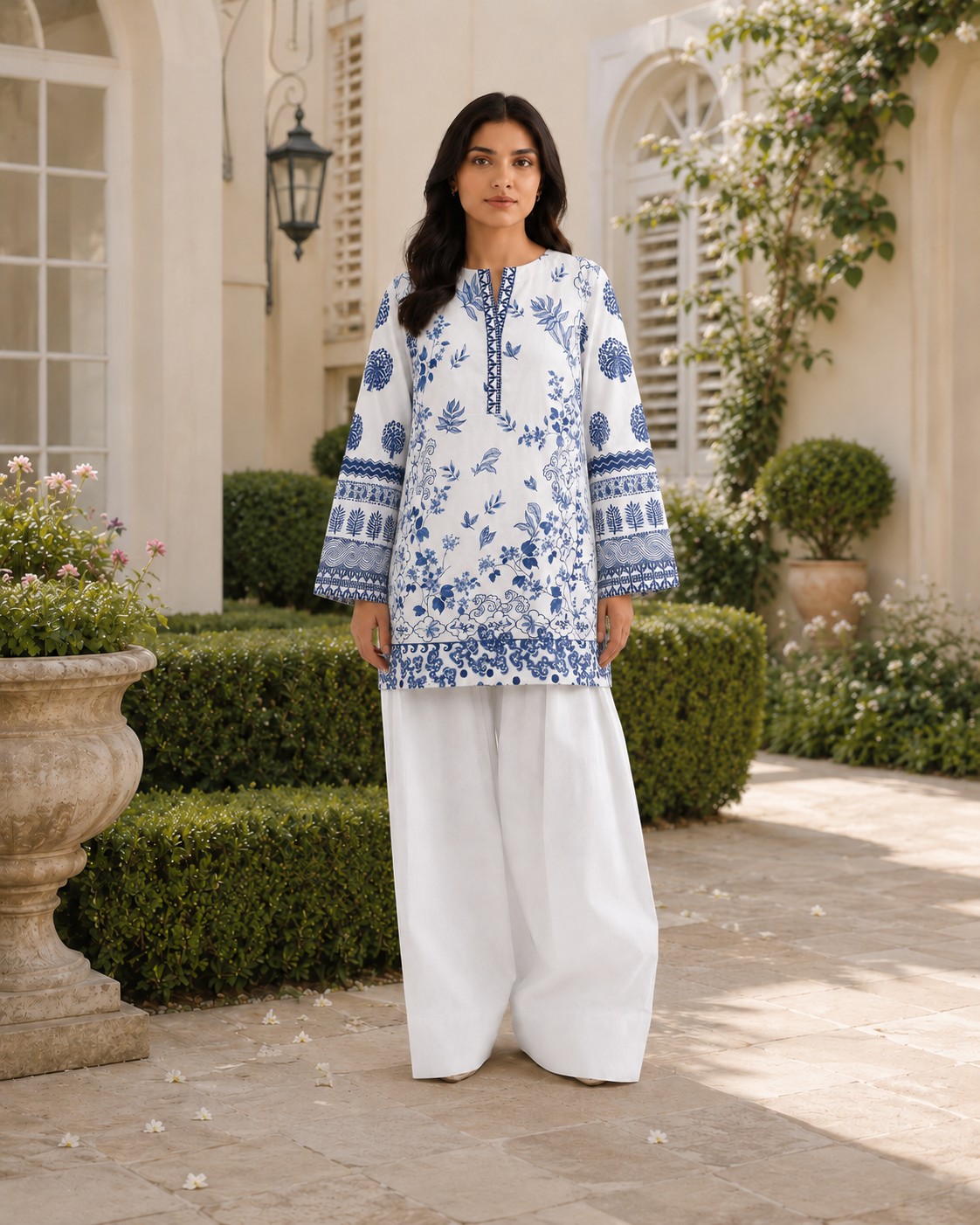 1PC Printed Lawn Kurti- PRT SE002 — view 2