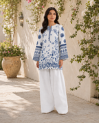 1PC Printed Lawn Kurti- PRT SE002 — view 3