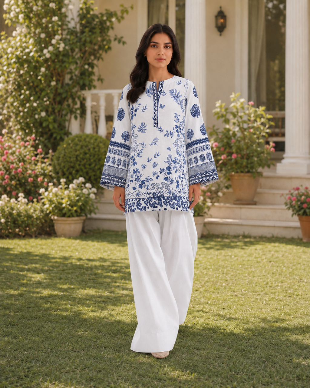 1PC Printed Lawn Kurti- PRT SE002